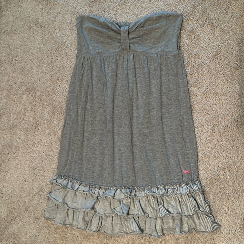 Gray Tube Dress